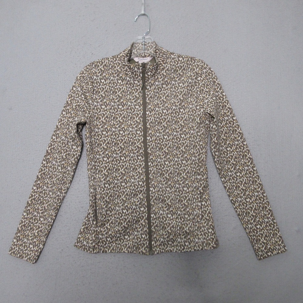 Tommy Bahama Everyday Active Jacket Women XS Leopard UPF 50 Outdoor Camp NWT